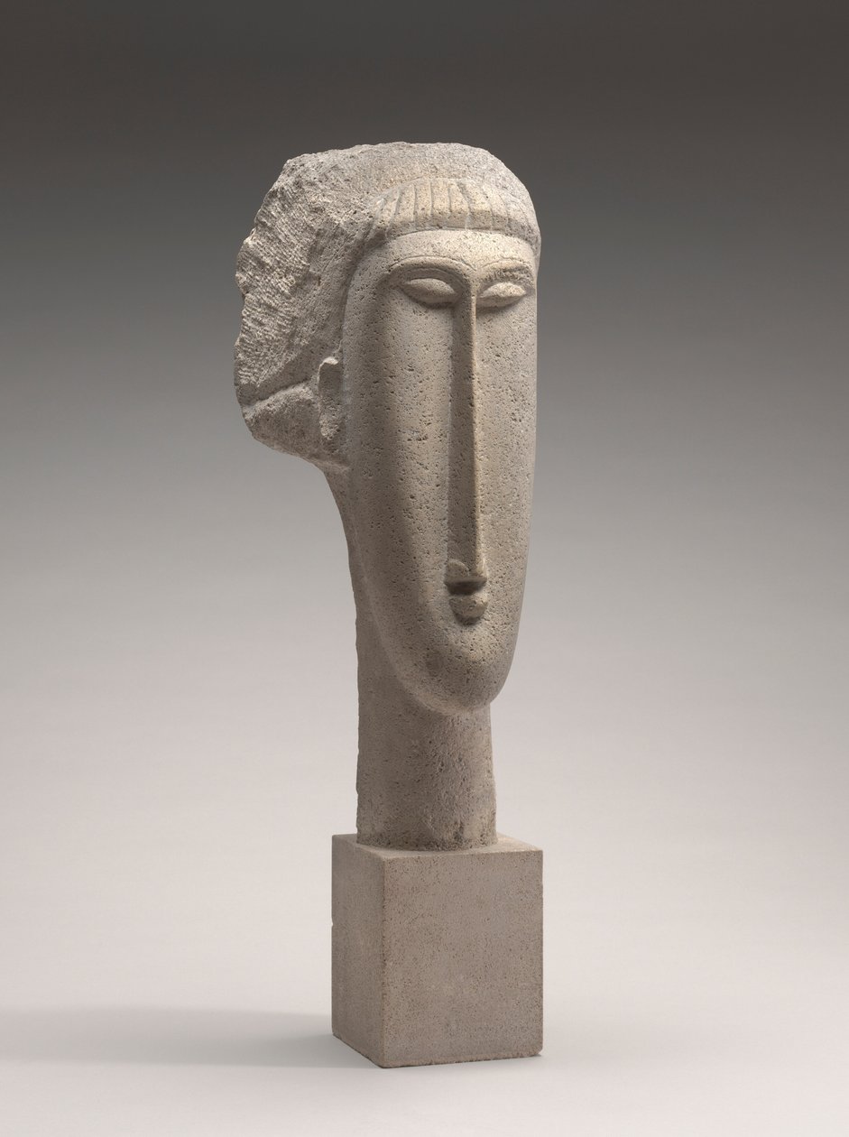 Hoved af en kvinde af Amedeo Modigliani