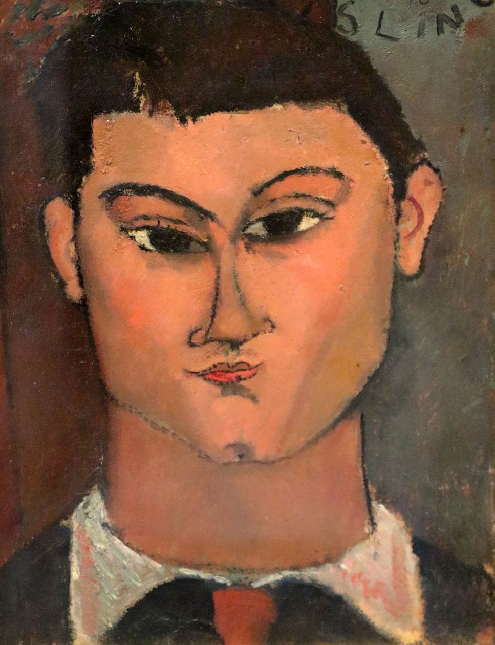 Italiensk: Portræt af maleren Moisè Kisling af Amedeo Modigliani
