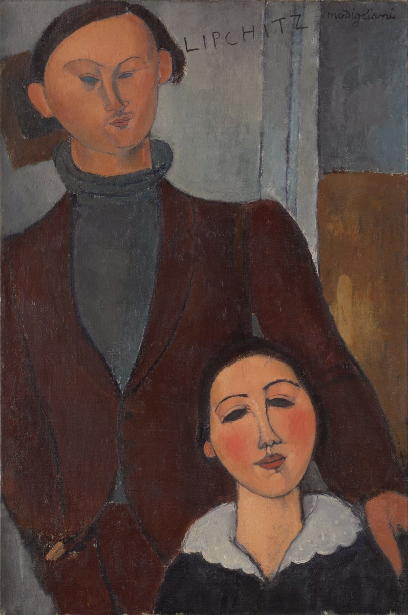 Jacques og Berthe Lipchitz af Amedeo Modigliani