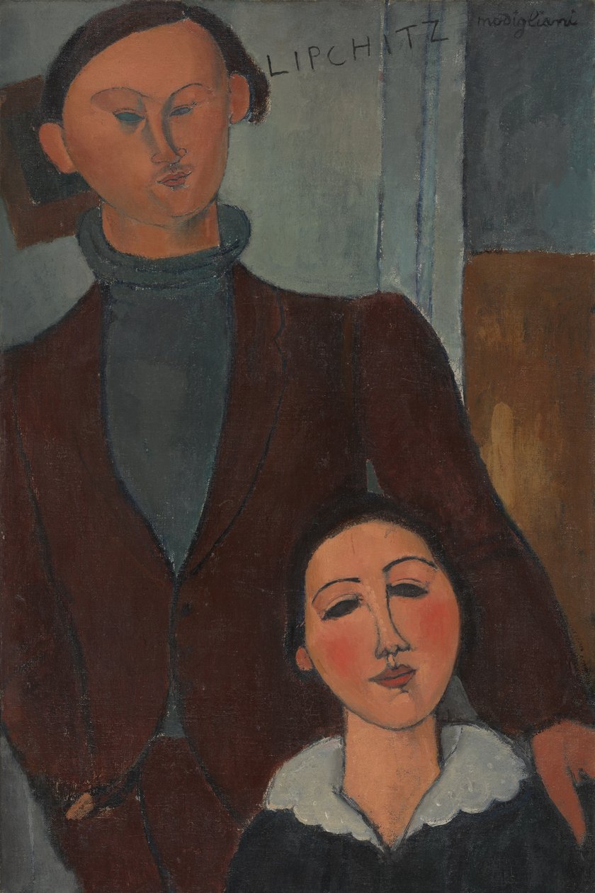 Jacques og Berthe Lipchitz af Amedeo Modigliani