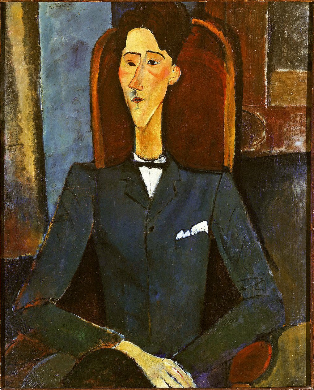 Jean Cocteau, maleri af Amedeo Modigliani i 1916 af Amedeo Modigliani