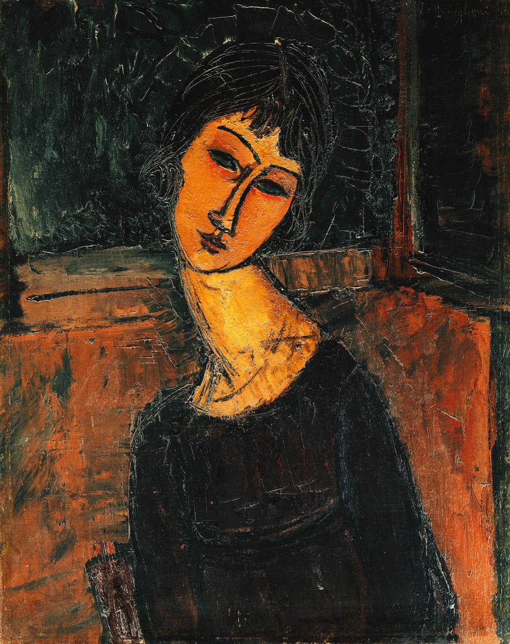 Jeanne Hebuterne, c.1916-17 af Amedeo Modigliani