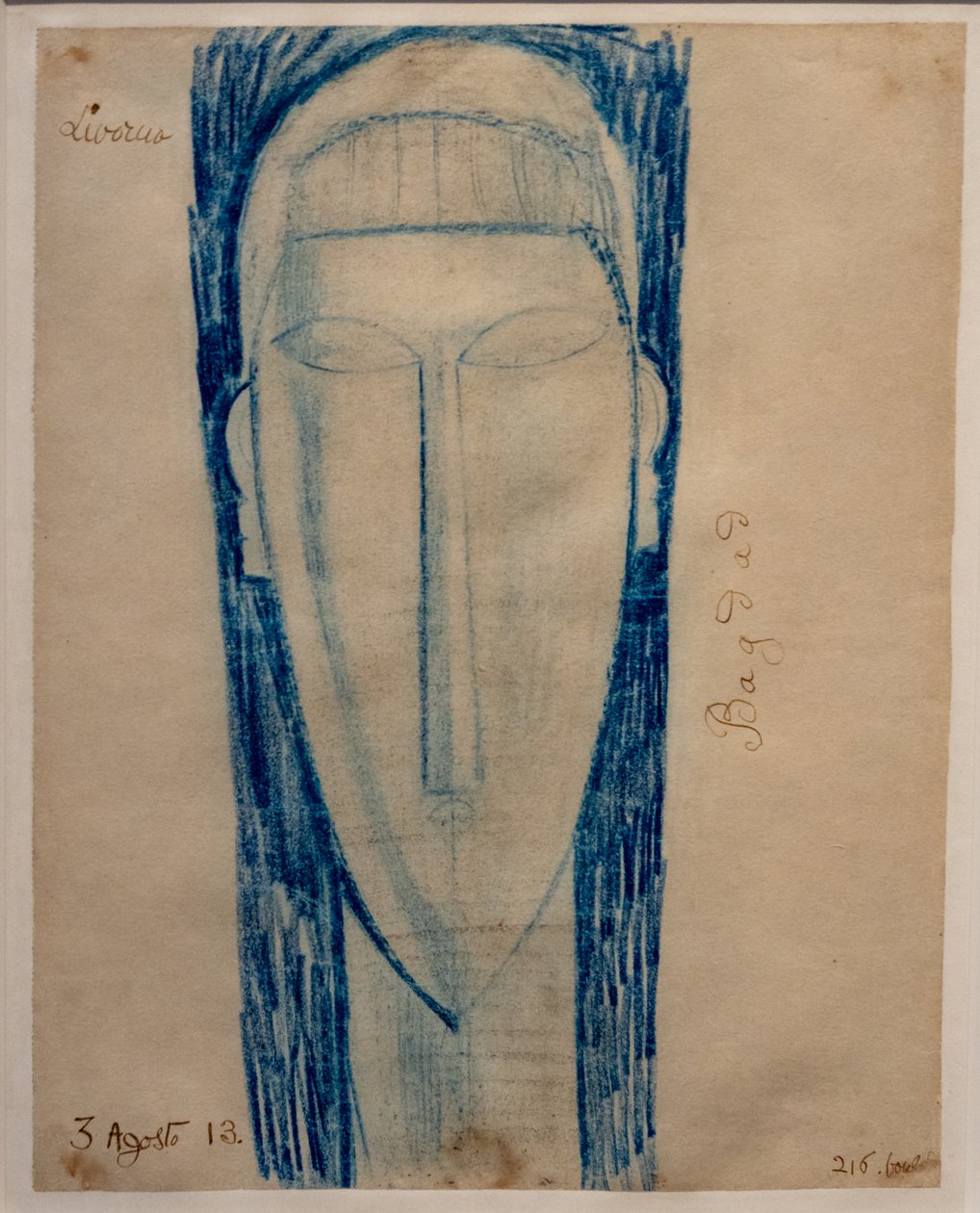 Hoved af Amedeo Modigliani