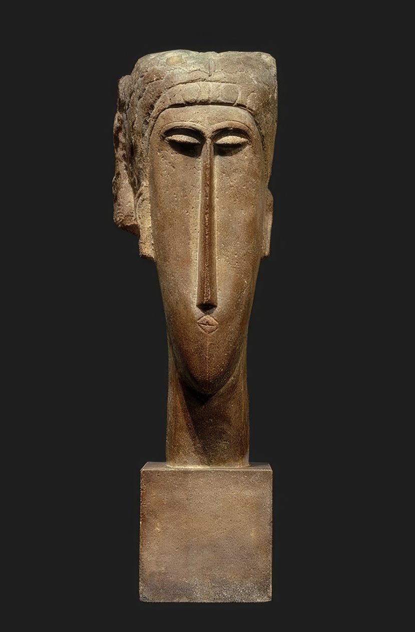 hoved af Amedeo Modigliani