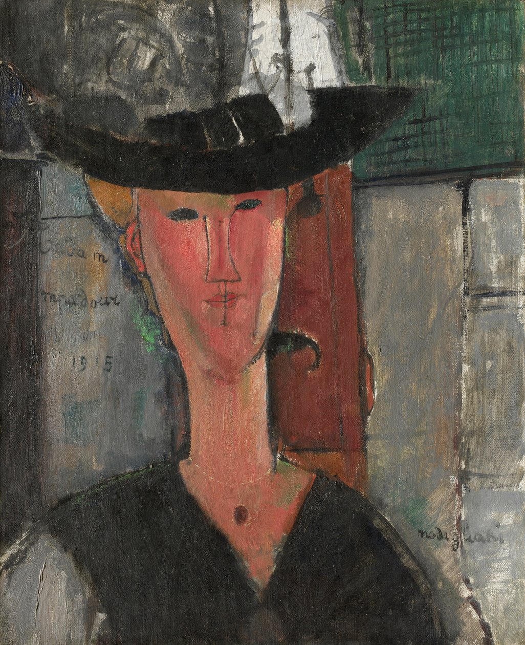 Madam Pompadour af Amedeo Modigliani