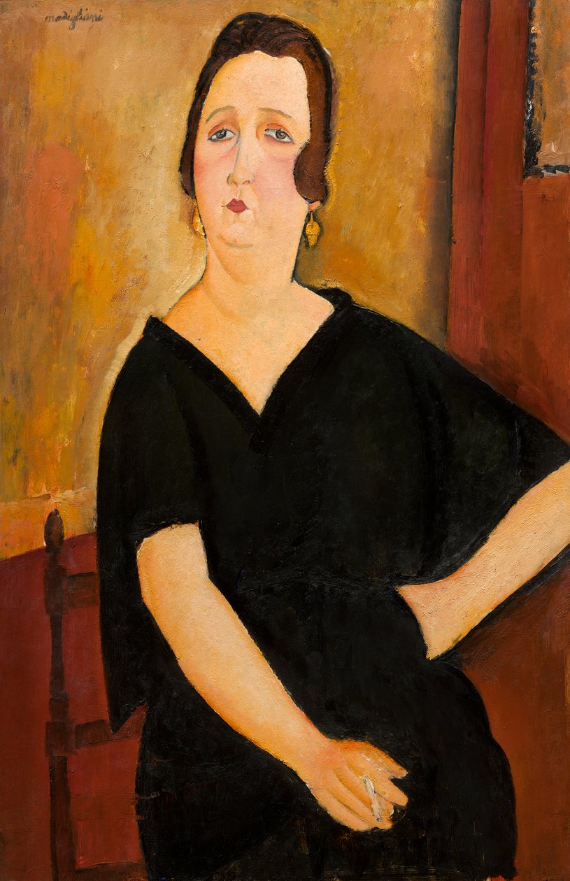 Madame Amédée (Kvinde med cigaret) 1918 (olie på lærred) af Amedeo Modigliani