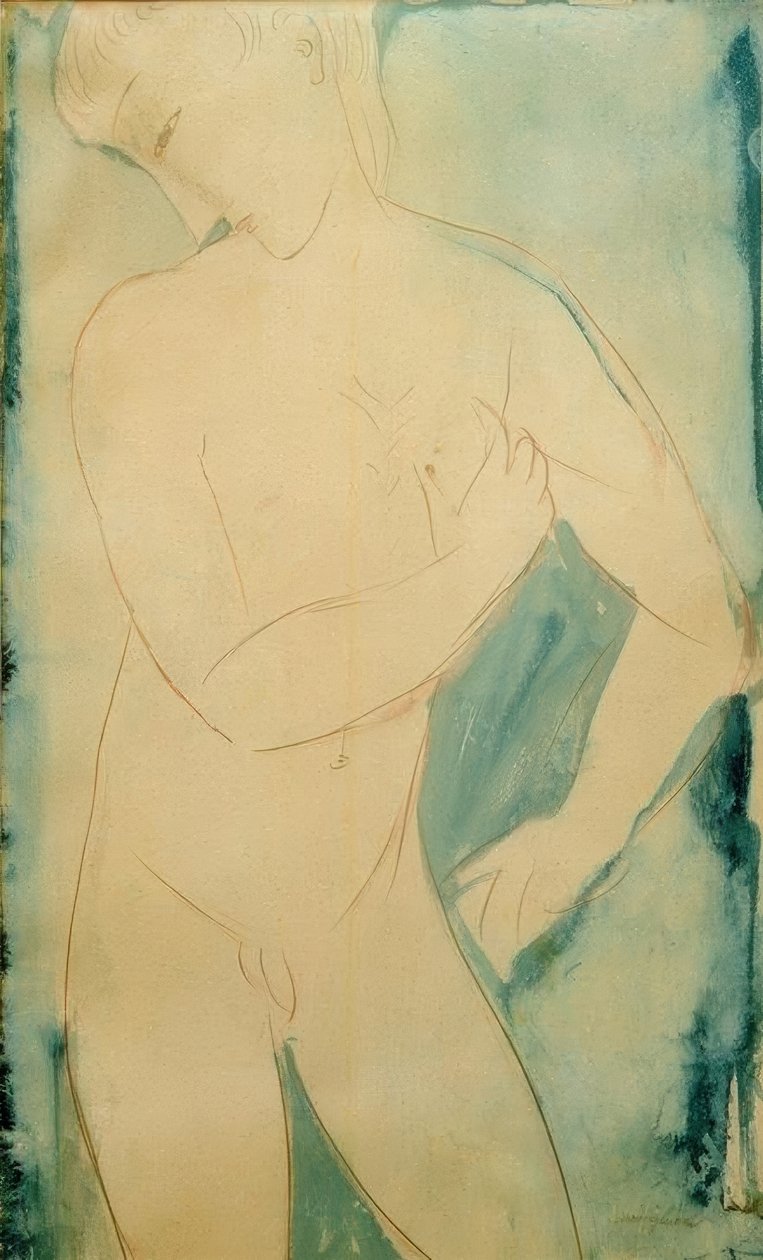 Nøgen dreng af Amedeo Modigliani