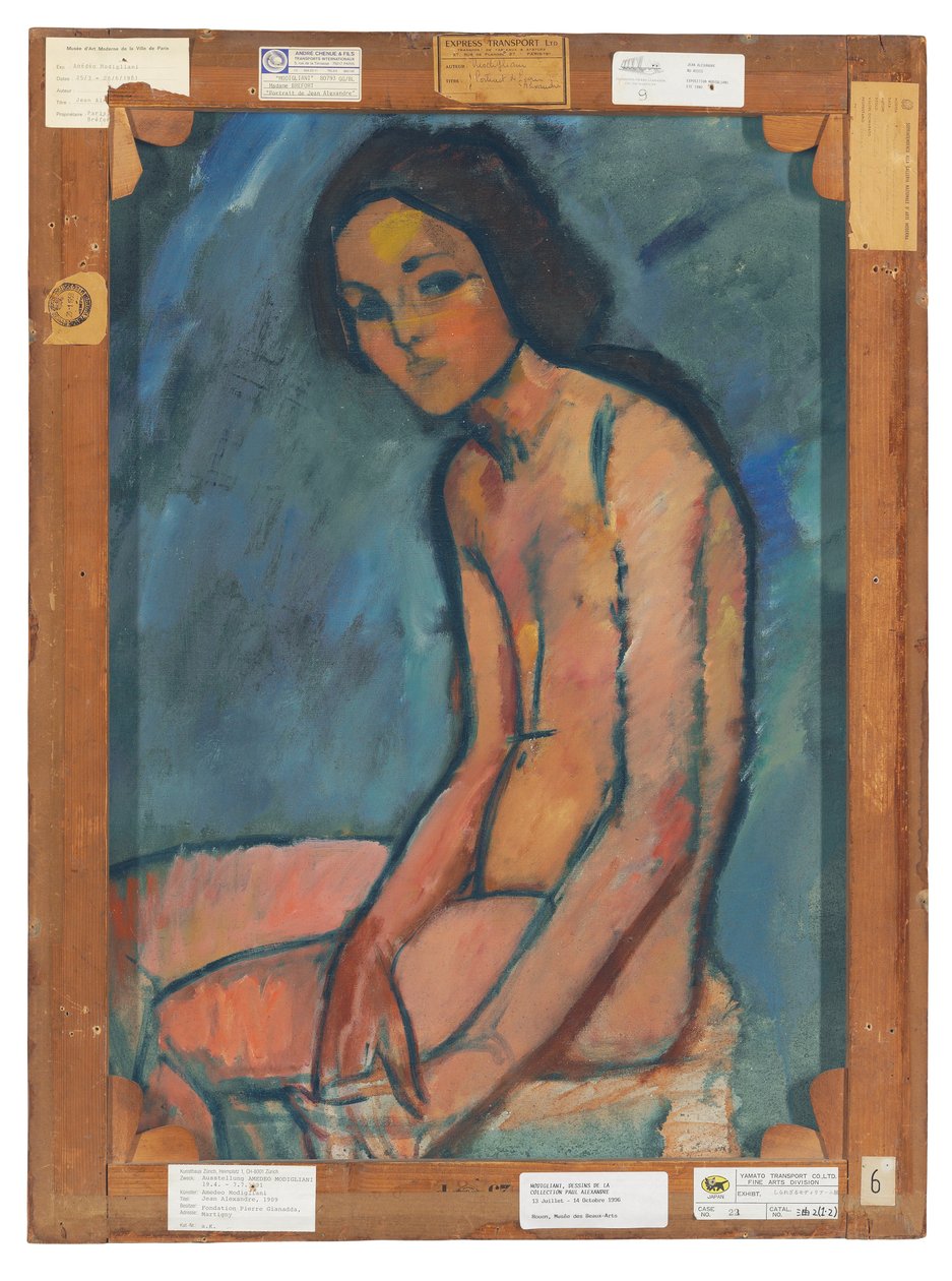 Nu assis, ca. 1909 af Amedeo Modigliani