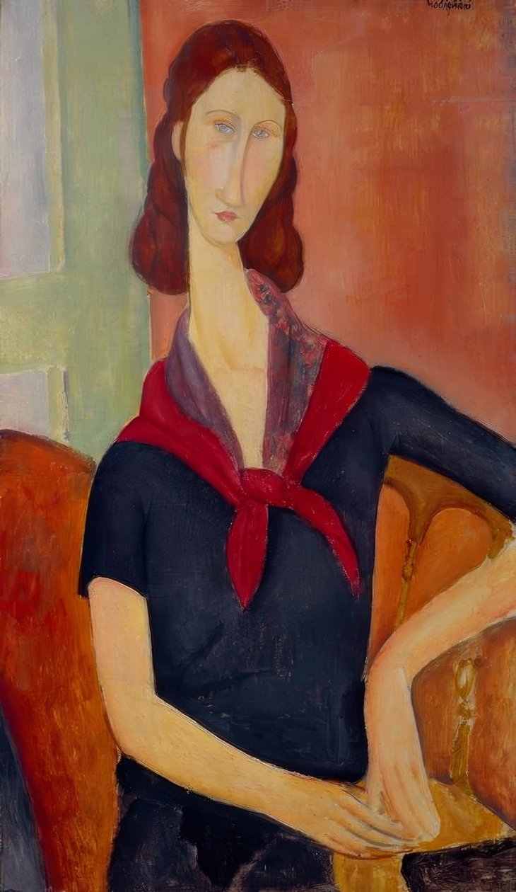 Portræt af Jeanne Hébuterne af Amedeo Modigliani