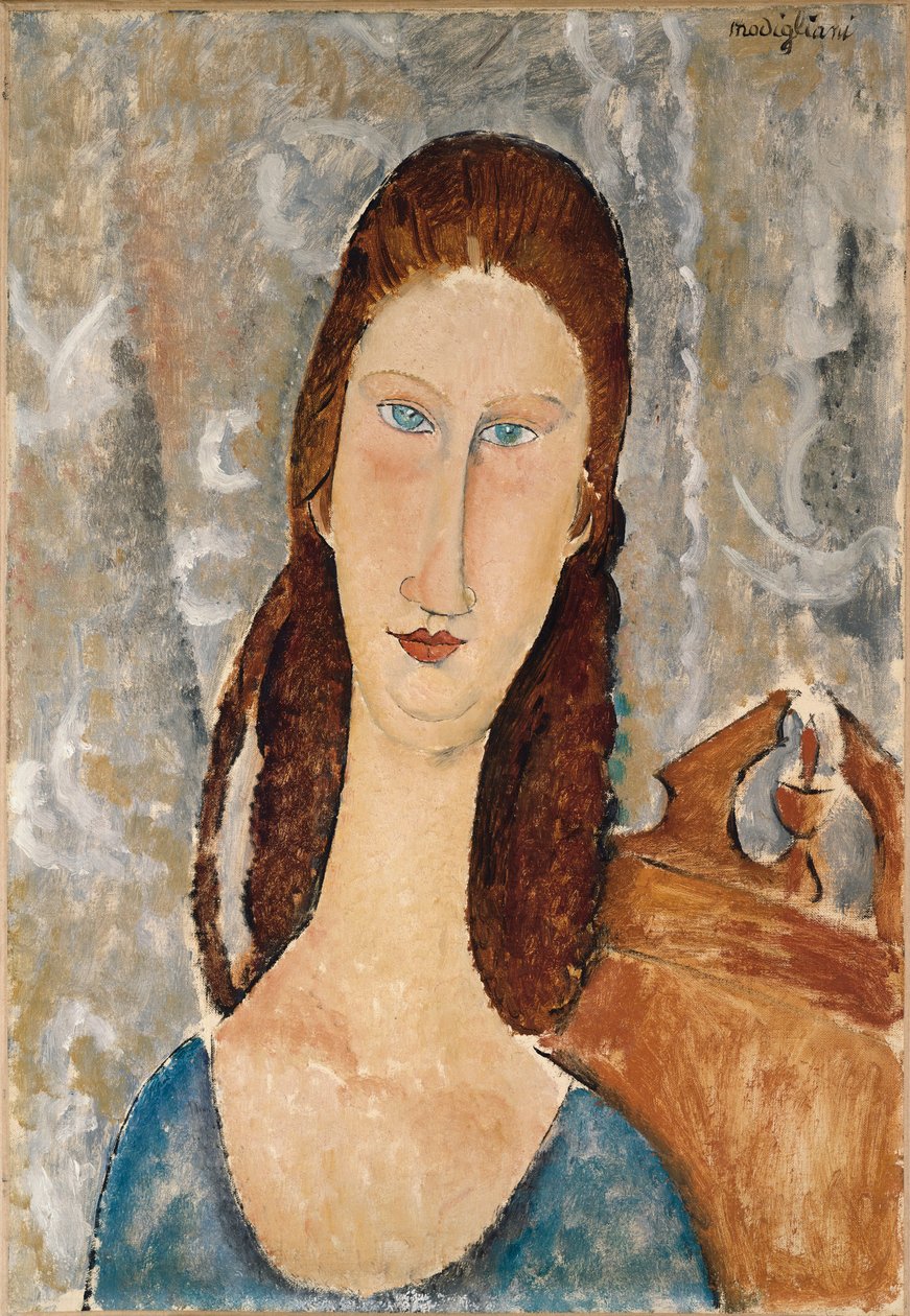 Portræt af Jeanne Hebuterne (olie på lærred) af Amedeo Modigliani