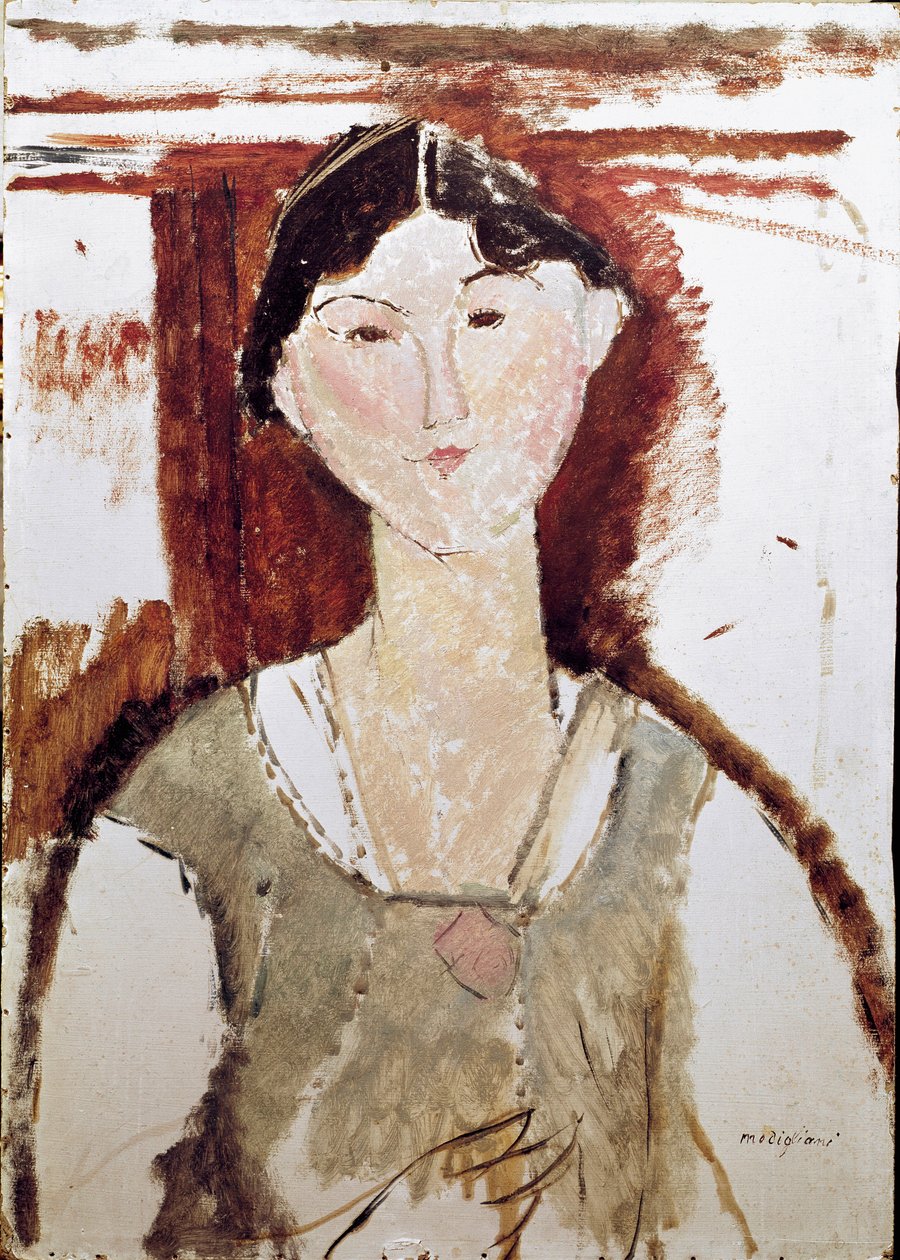 Portræt af Beatrice Hastings. Maleri af Amedeo Modigliani af Amedeo Modigliani