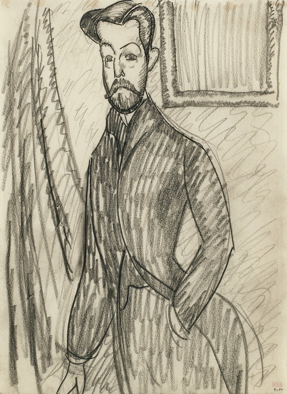 Portræt af Dr. Paul Alexandre (1881-1968) af Modigliani, Amedeo (1884-1920) af Amedeo Modigliani