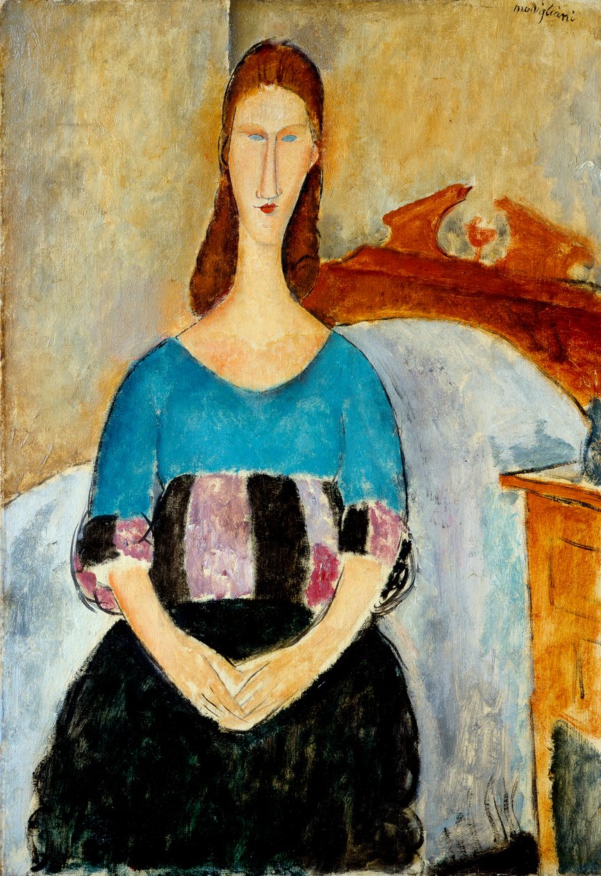 Portræt af Jeanne Hébuterne, 1918 af Amedeo Modigliani