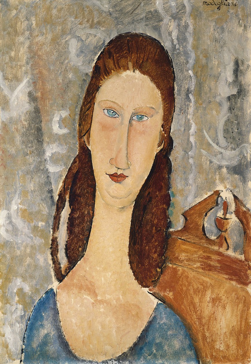 Portræt af Jeanne Hebuterne af Amedeo Modigliani