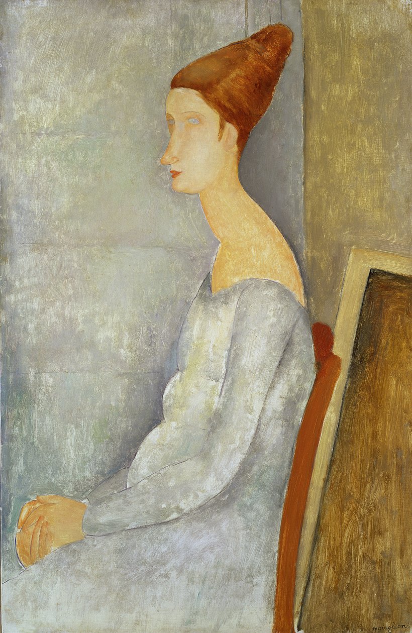 Portræt af Jeanne Hebuterne, 1918 af Amedeo Modigliani