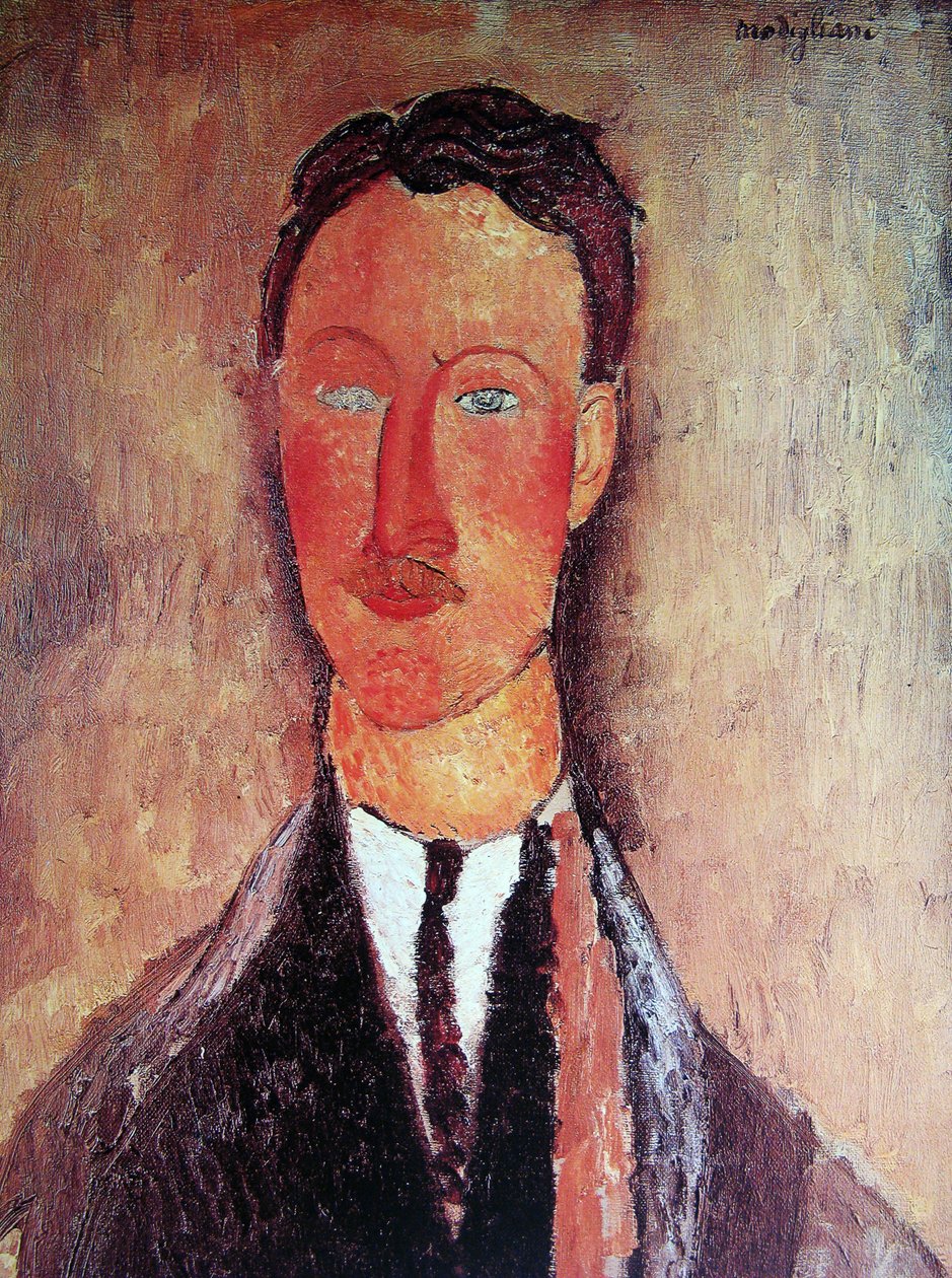 Portræt af Léopold Survage 1879-1968, 1918 af Amedeo Modigliani