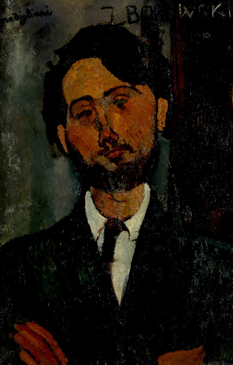 Portræt af Léopold Zborowski, 1916 af Amedeo Modigliani