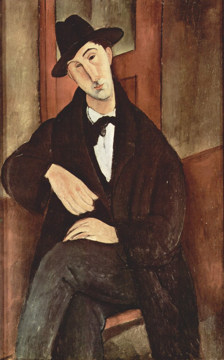 Portræt af Mario Varfogli af Amedeo Modigliani