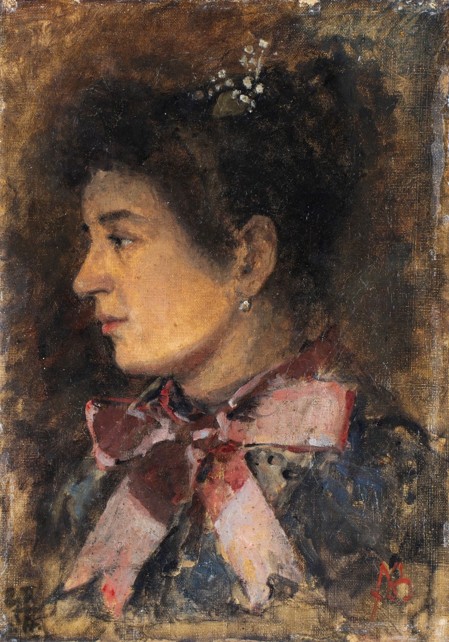 Portræt af Medea Taci af Amedeo Modigliani