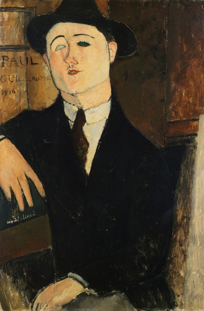 Portræt af Paul Guillaume af Amedeo Modigliani