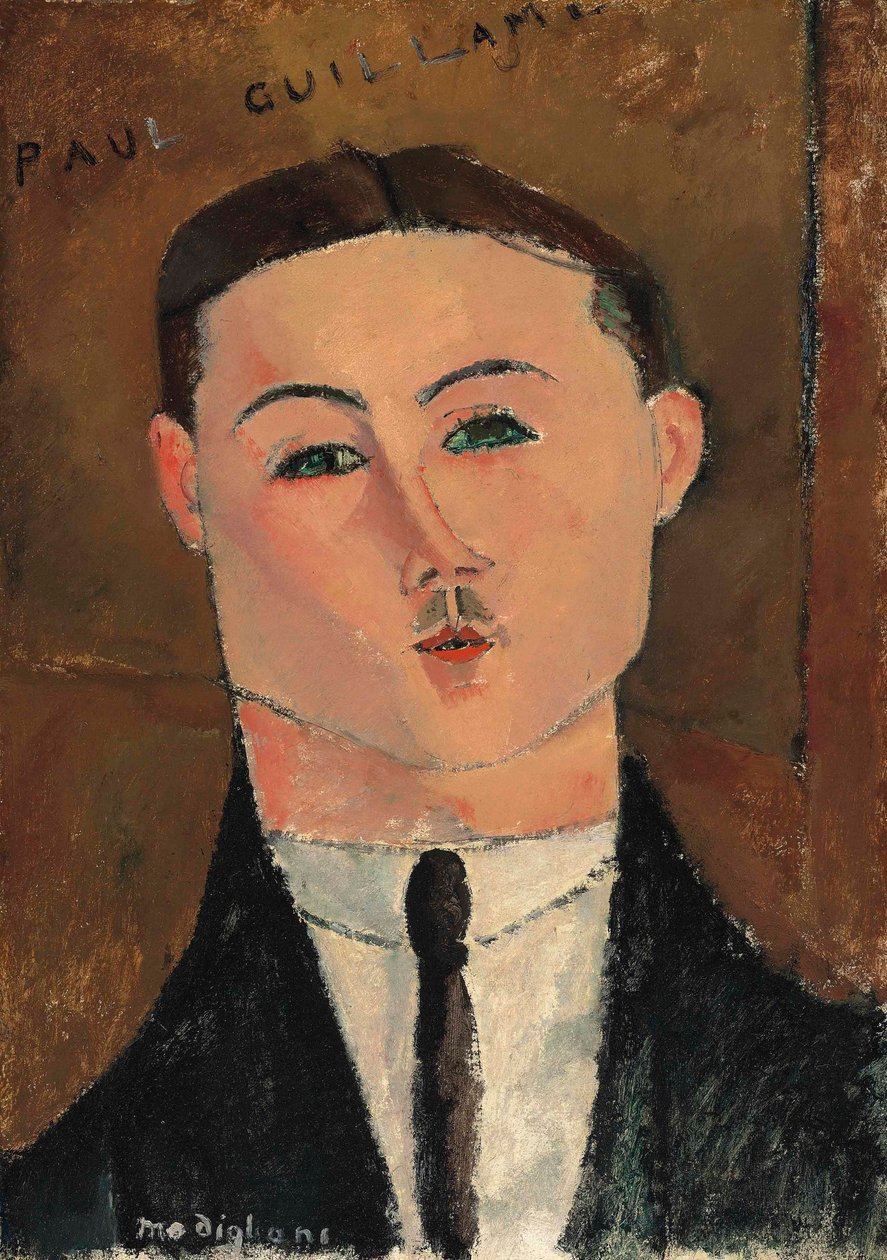 Portræt af Paul Guillaume af Amedeo Modigliani