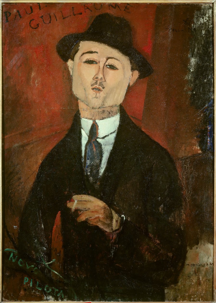 Portræt af Paul Guillaume af Amedeo Modigliani