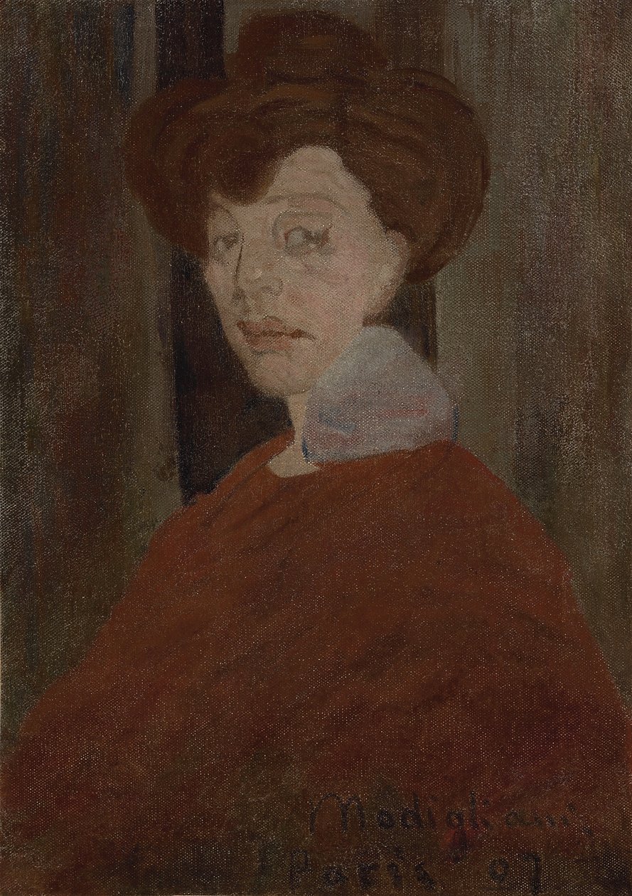 Portræt af en kvinde, 1907 af Amedeo Modigliani