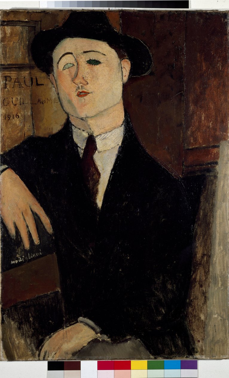 Portræt af den franske psykolog Paul Guillaume af Amedeo Modigliani