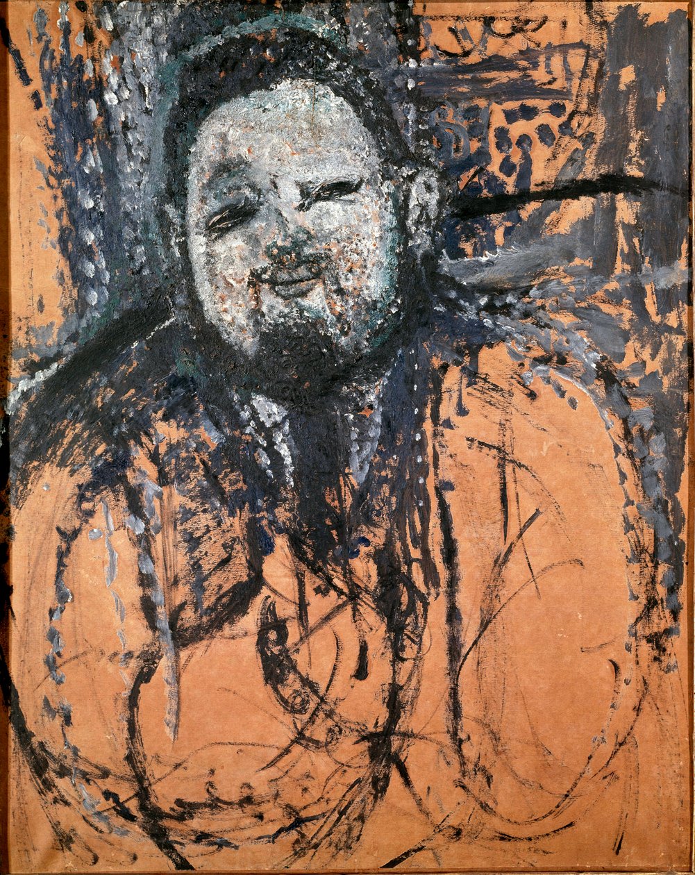 Portræt af den mexicanske maler Diego Rivera (1886-1956). Maleri af Amedeo Modigliani (1884-1920). 1914-1915. Brasilien São Paulo. São Paulo kunstmuseum. af Amedeo Modigliani