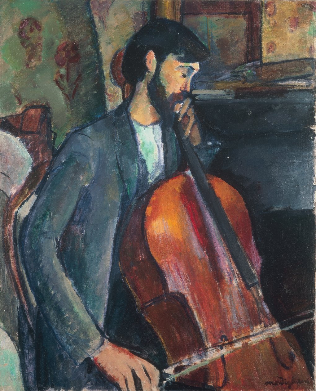 Cellospilleren af Amedeo Modigliani