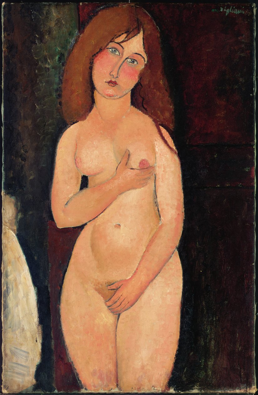 Venus eller stående nøgen eller nøgen Medici; Venus af Amedeo Modigliani