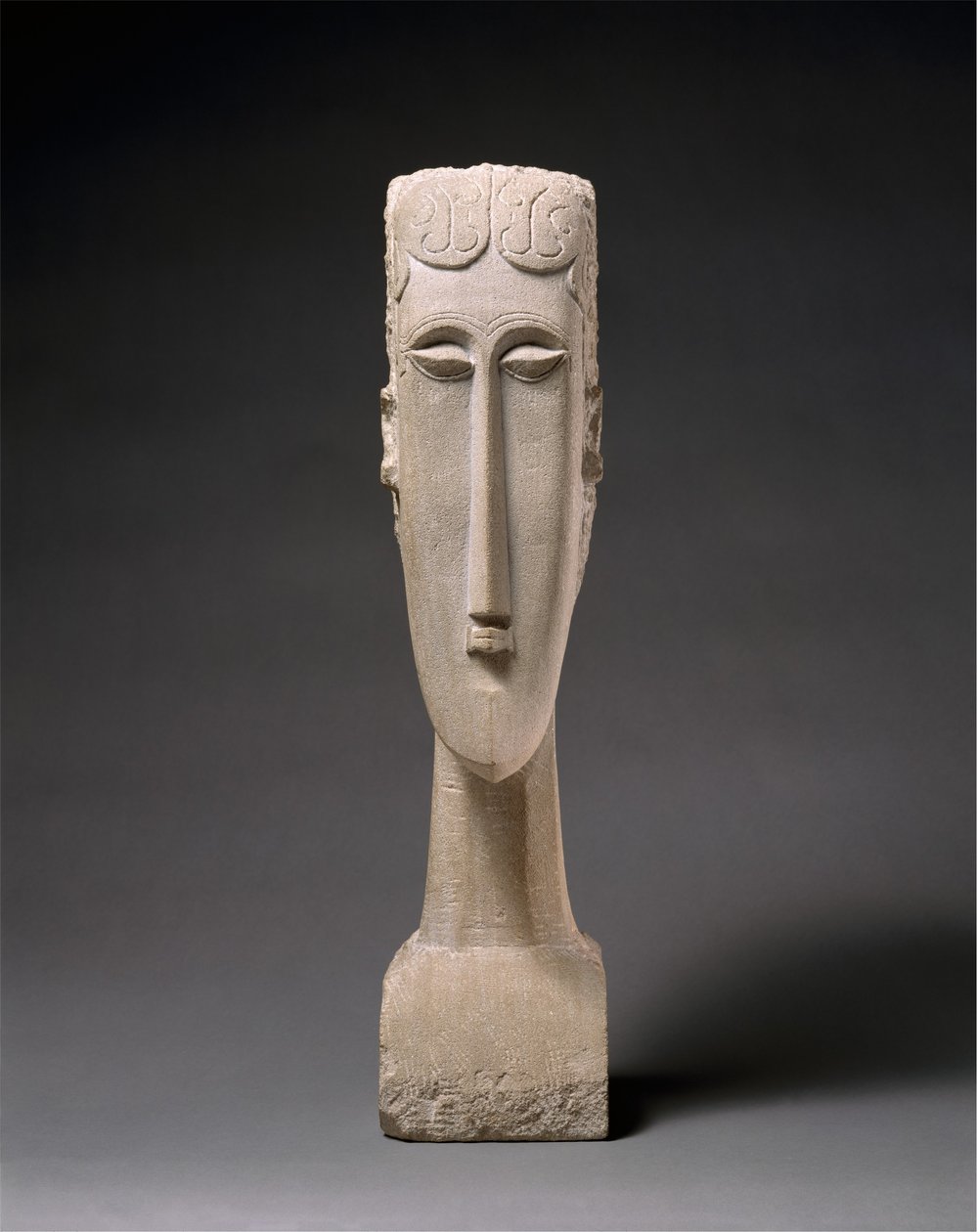 Womans Head, 1912 (kalksten) af Amedeo Modigliani