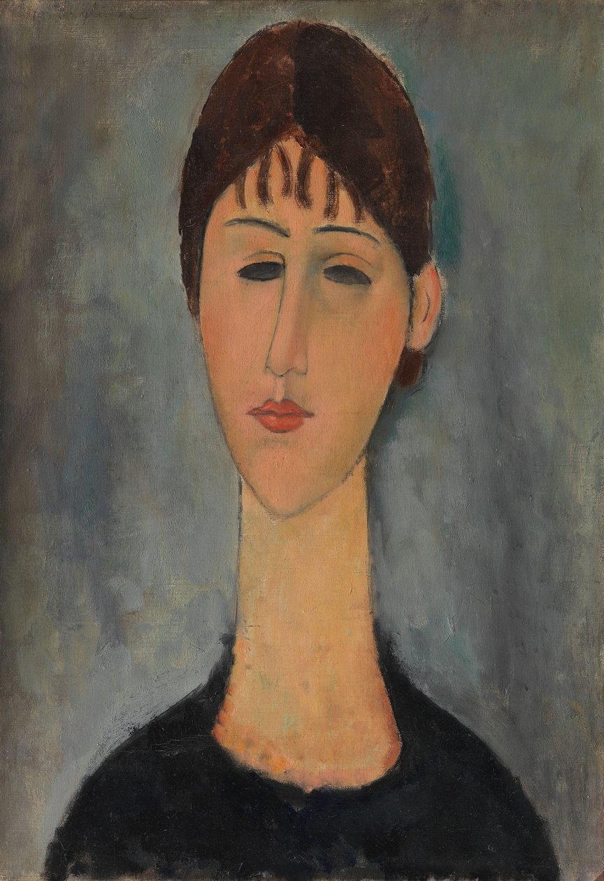 Ung kvinde (Anna Zborowska) af Amedeo Modigliani