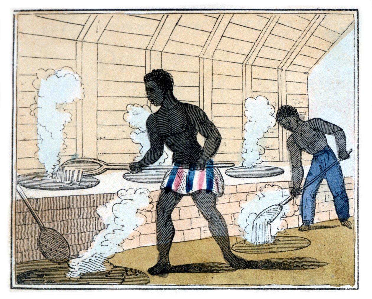 Kogning og afkøling af sukkeret, 1826 af Amelia Alderson Opie