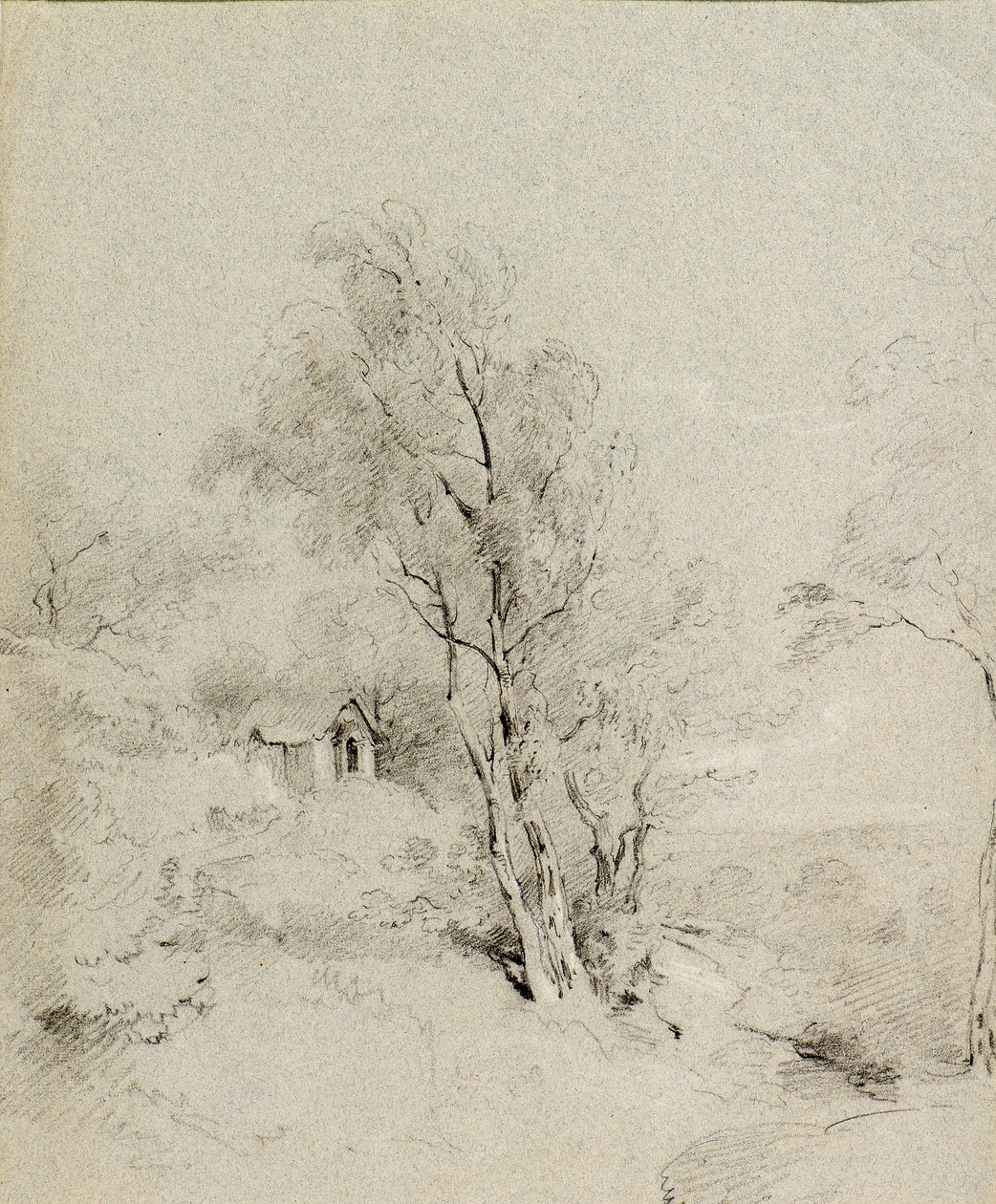 Uden titel, ca. 1805 (blyant) af Amelia Long