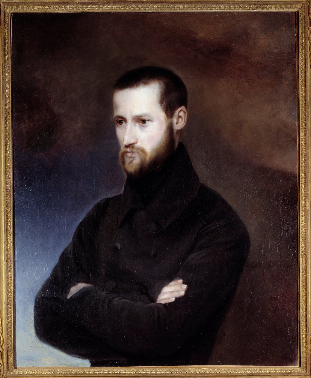 Portræt af Louis Auguste (Louis-Auguste) Blanqui (1805-1881), politiker. Maleri af Amélie Suzanne Serre (1814-1841) af Amélie Suzanne Serre