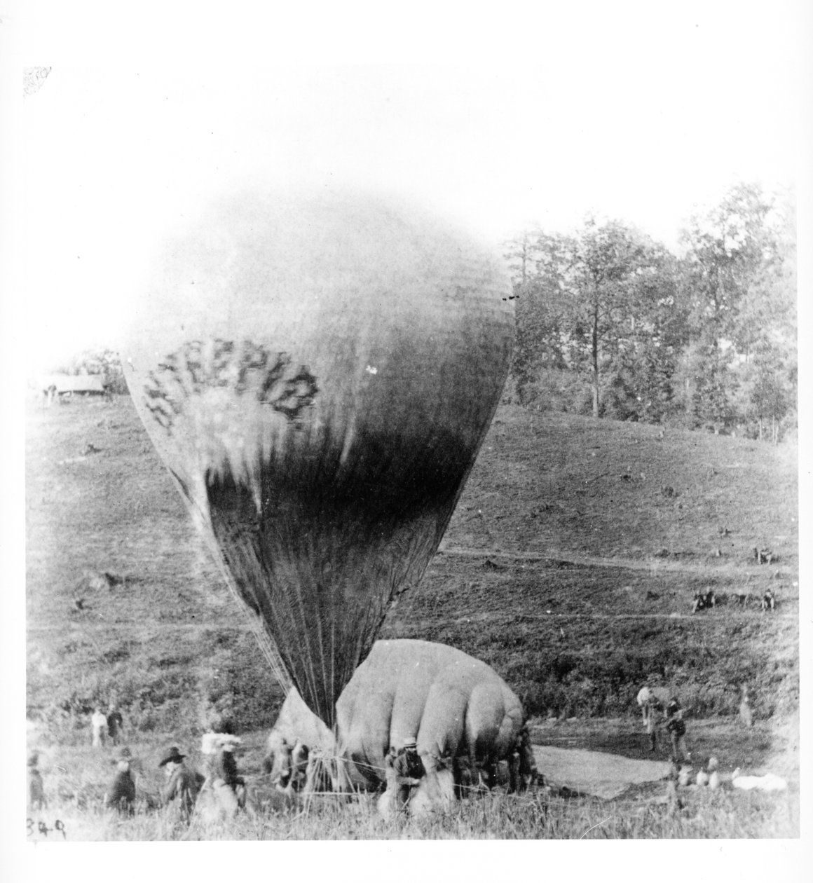Ballon nær Gaines Mill, Virginia, 1862 af American Photographer