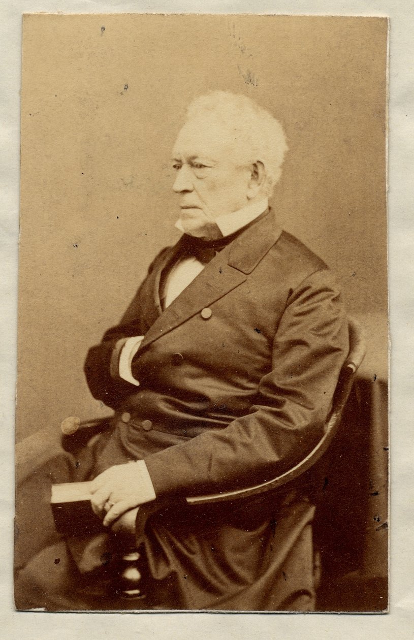 Edward Everett (1794-1865), amerikansk politiker, 20. amerikanske udenrigsminister (albumfoto) af American Photographer