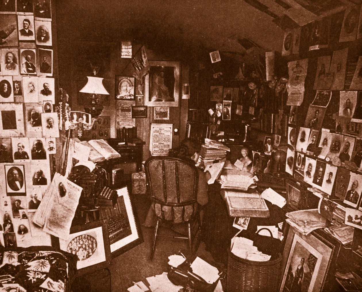 Frances E. Willards Rest Cottage, 1889 (sepiafoto) af American Photographer