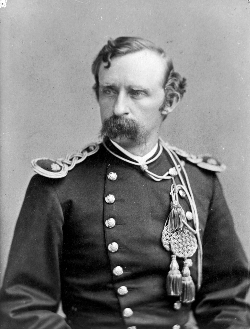 General George A. Custer, i uniform, buste af American Photographer