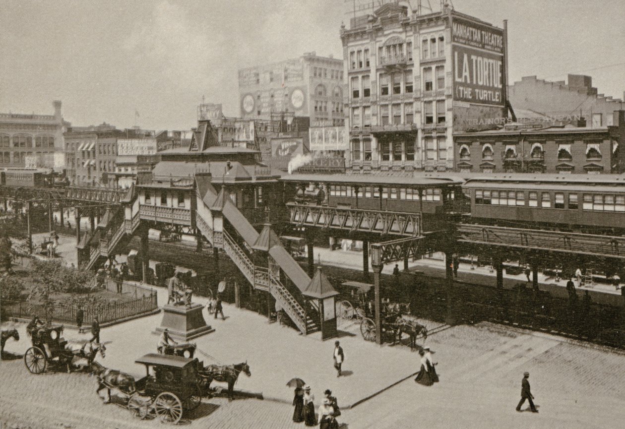 Greeley Square, set fra Broadway og 34th St., New York City, 1898 af American Photographer