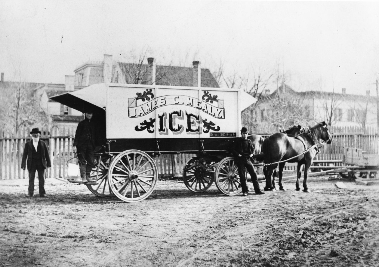 James C. Mealys Ice Truck, ca. 1890