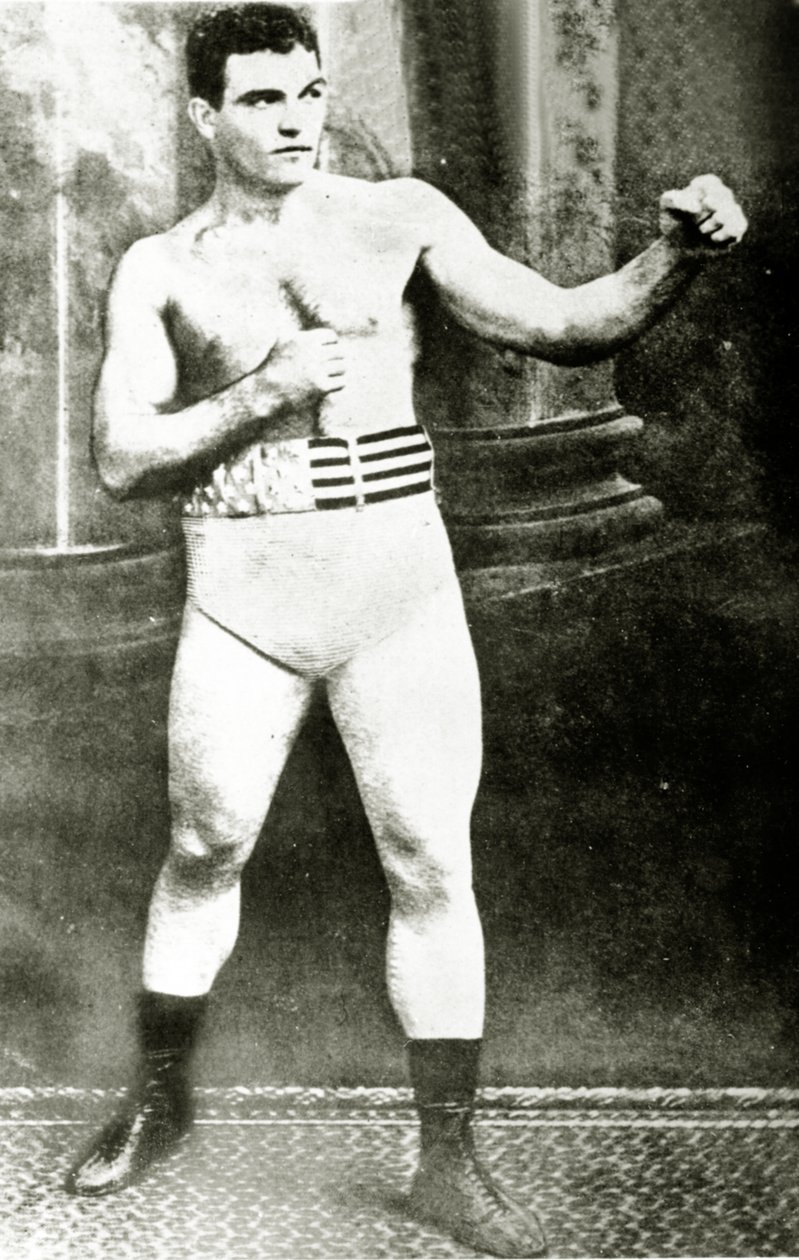 James J. Jeffries, 1902 (sepiafoto) af American Photographer