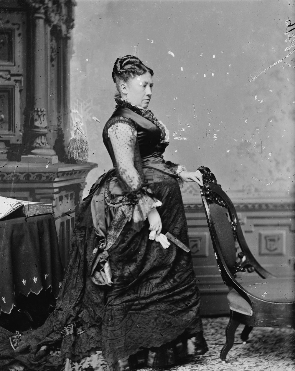 Fru U.S. Grant, 1870-80 af American Photographer