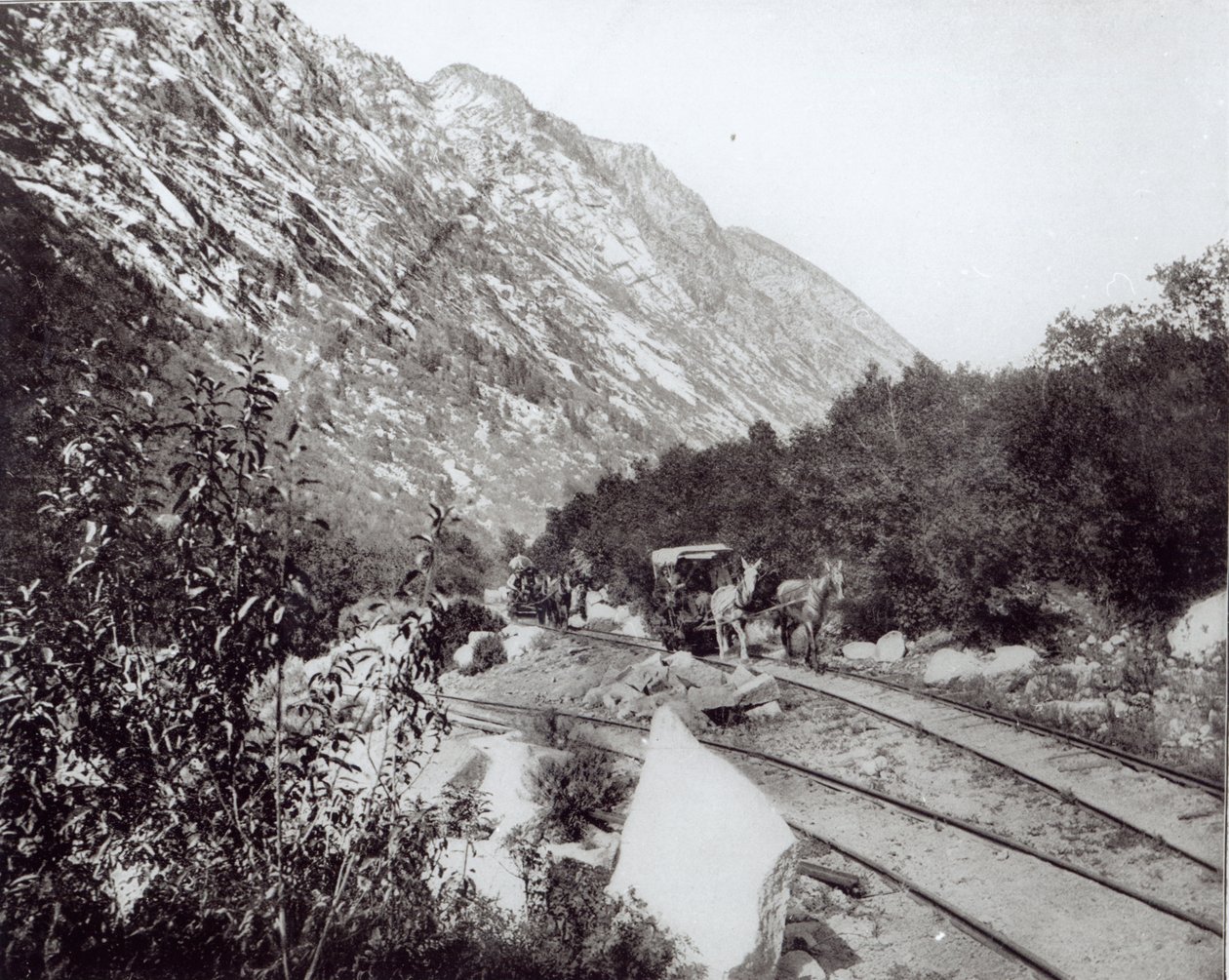 Mulejernbane i Nordamerika, slutningen af det 19. århundrede af American Photographer