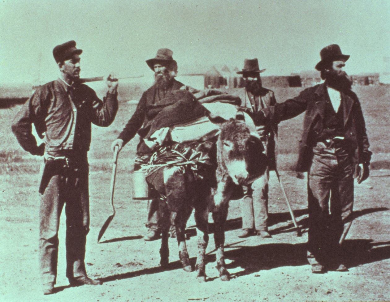 Nordamerikanske guldgravere, ca. 1849 af American Photographer