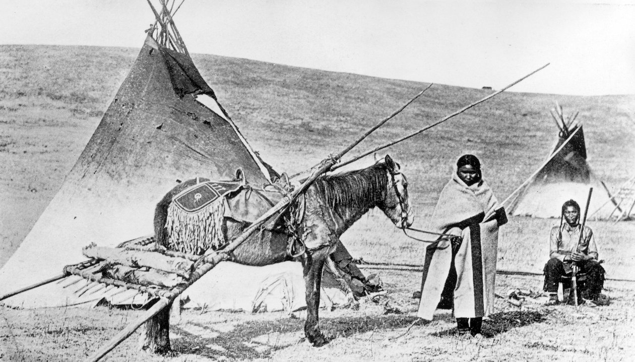 Pawnee Indians, Nebraska, ca. 1880-1900 af American Photographer