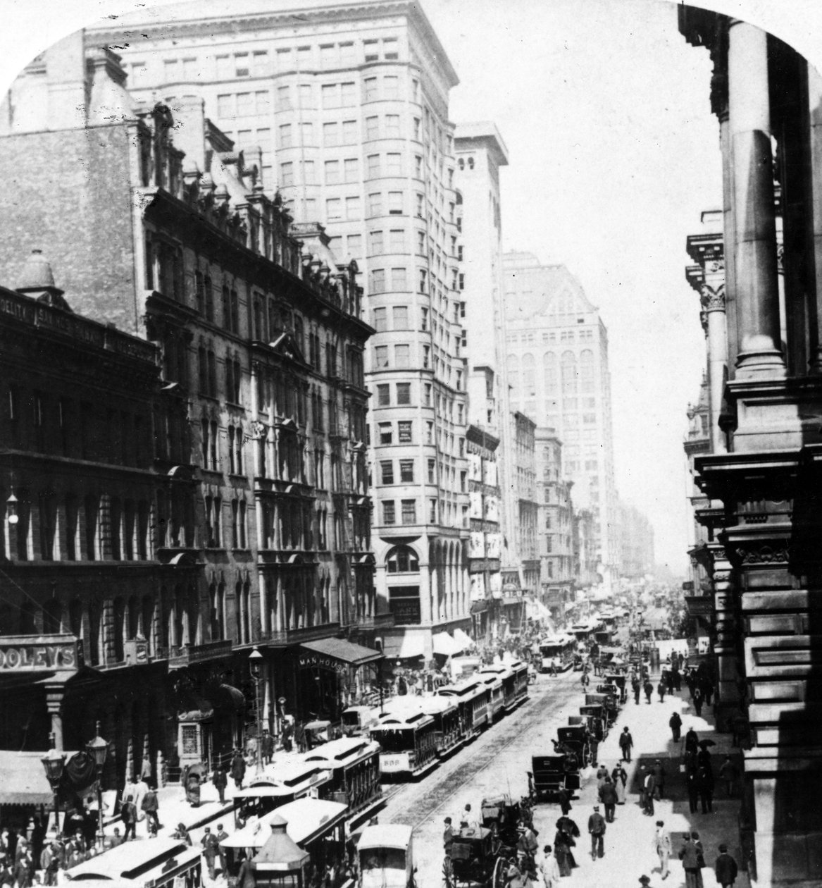 Randolph Street, Chicago, 1896 af American Photographer