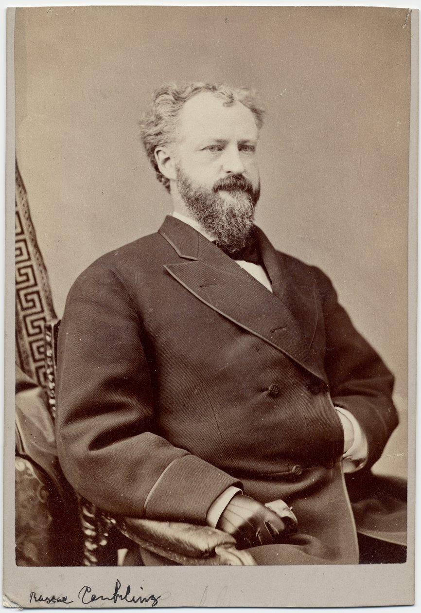 Roscoe Conkling (1829-88), amerikansk senator (albumfoto) af American Photographer