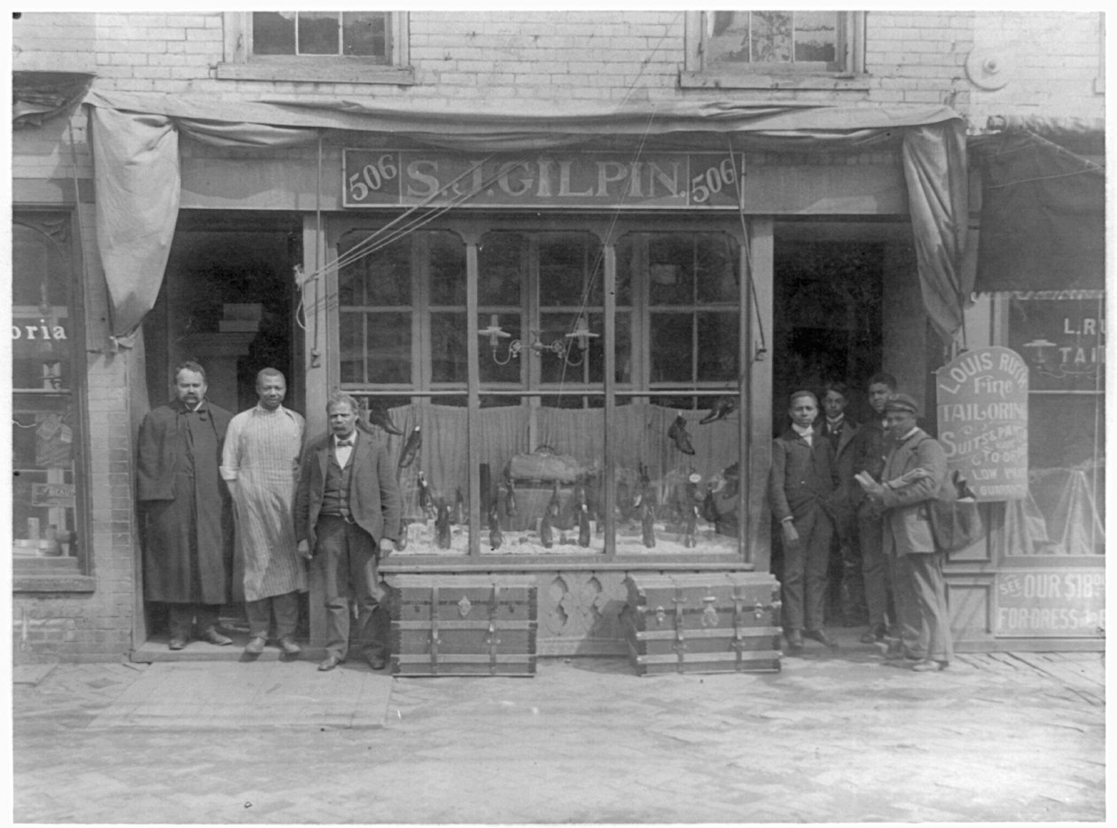 S.J. Gilpin skobutik, Richmond, Virginia, ca. 1899 af American Photographer